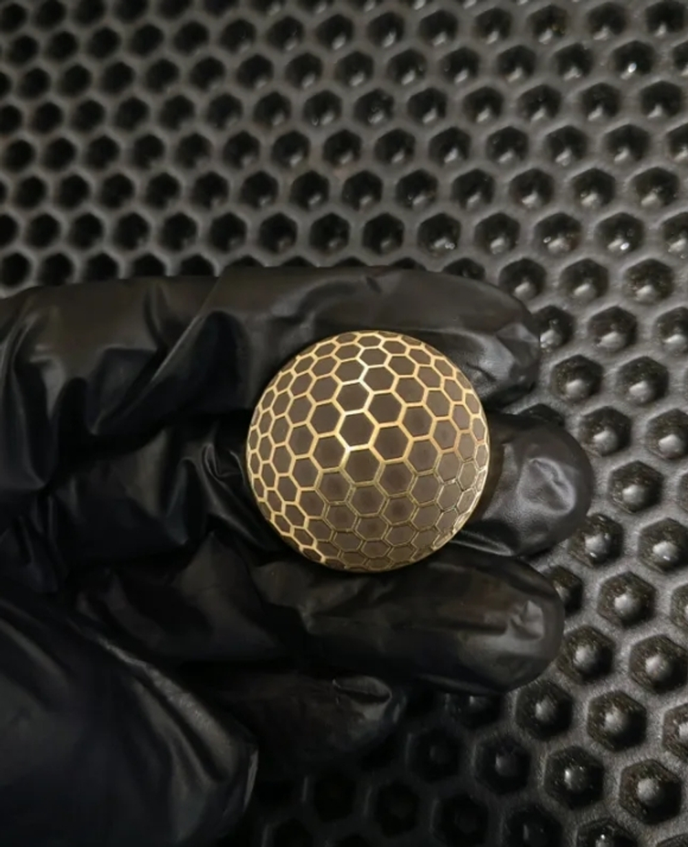 Латунная Монета edc Жетон Гексы