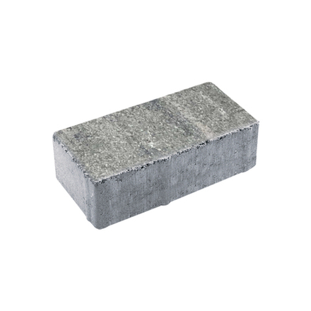 Тротуарная плитка ПРЯМОУГОЛЬНИК 200x100 мм - Искусственный камень Шунгит