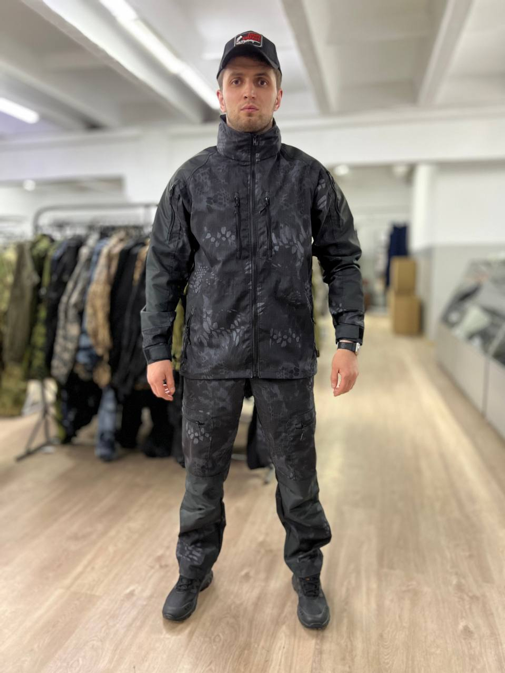 Тактический костюм Штурм весна лето / черный питон /