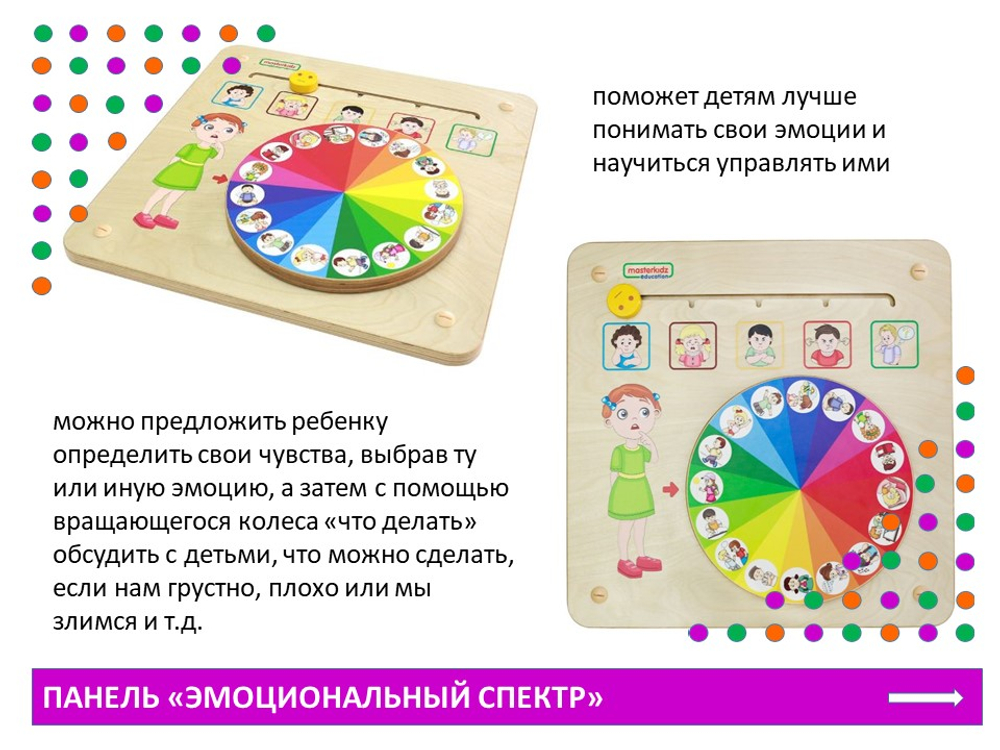 Комплект образовательных панелей "Сенсорное развитие" (Передвижной)