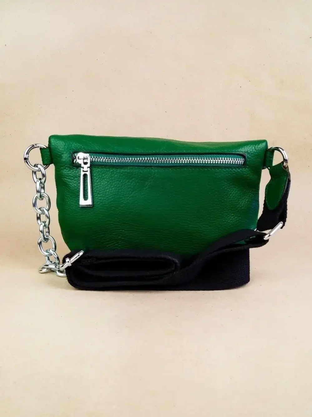 Сумка женская поясная натуральная кожа