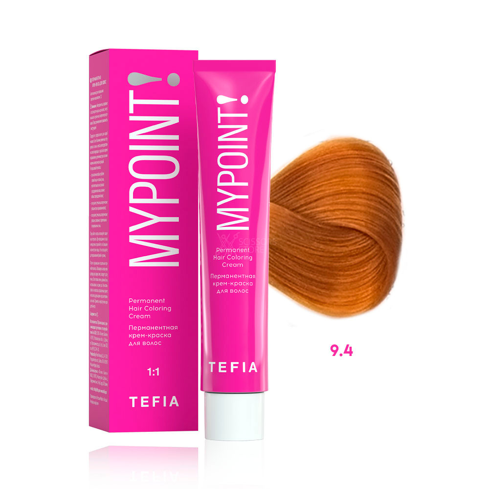 TEFIA Перманентная крем-краска для волос MYPOINT 60мл