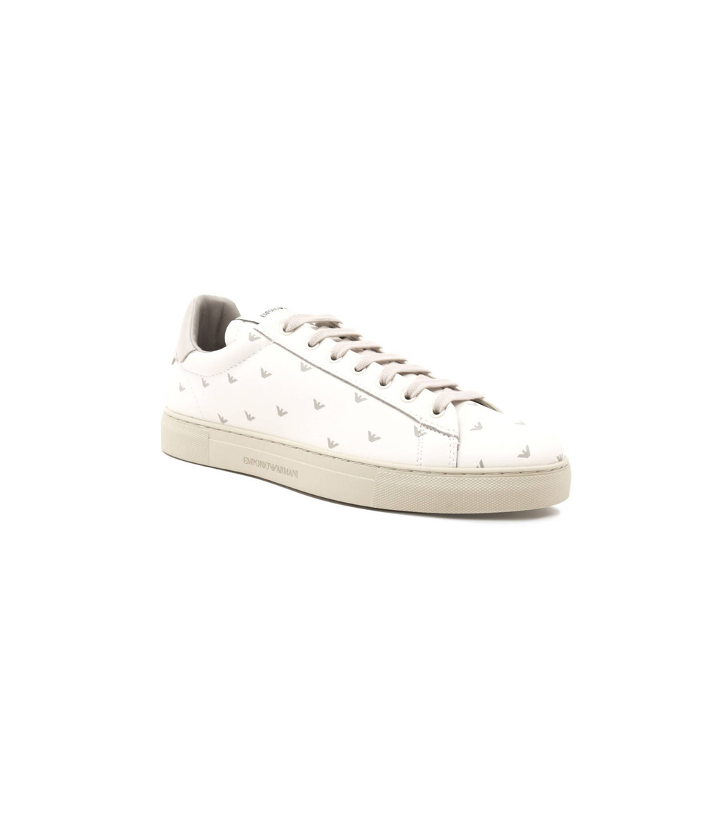 Кожаные кроссовки Emporio Armani - белый(X4X565 XM992)