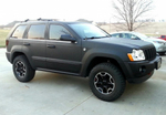Покраска Раптором Jeep Grand Cherokee