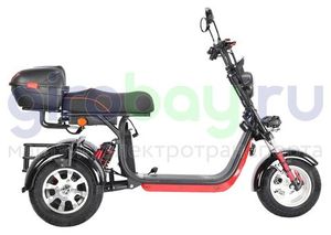 Электроскутер CityCoco WHITE SIBERIA PRO TRIKE 3000W (Черный)