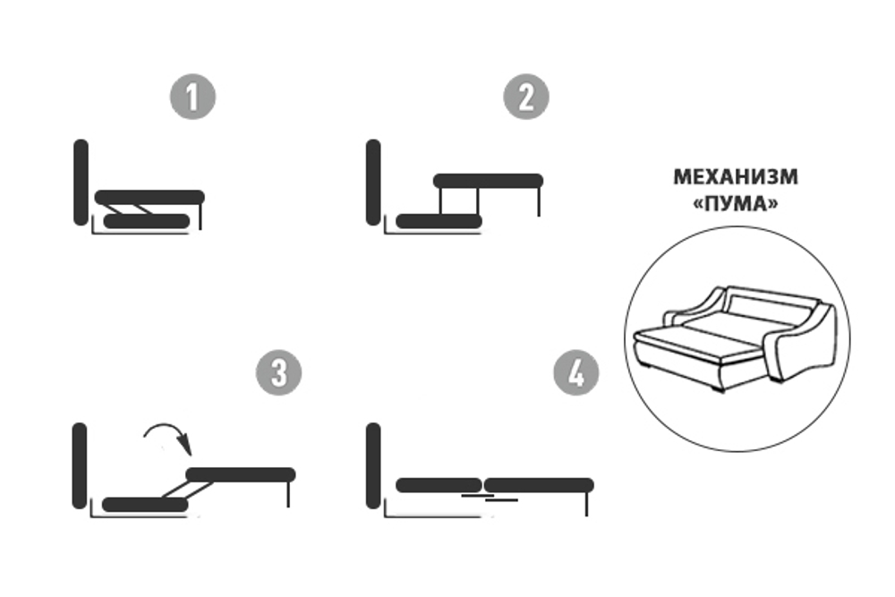 Диван трехместный Garda Decor Marco серый MARCO 2K-СЕРЫЙ-All12+Скайф46