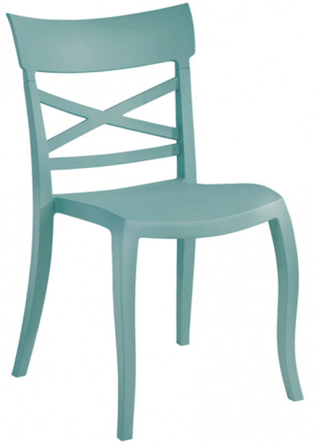 Стул пластиковый Papatya XSera-S, голубой