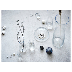 IKEA TIDVATTEN  (ИКЕА ТИДВАТТЕН)  -  Ваза, прозрачное стекло, 17 см