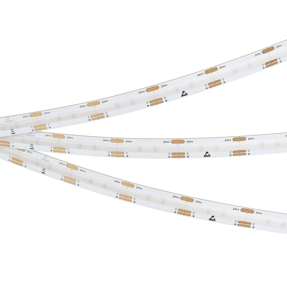 Светодиодная лента COB-X576-10mm 24V White-MIX (9.6 W/m, IP20, 5m) (Arlight, Изменяемая ЦТ) 045179