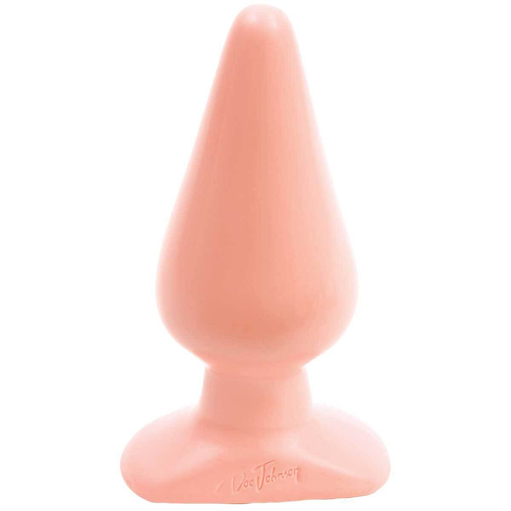 Анальная пробка телесного цвета Butt Plugs Smooth Classic Large - 14 см. (Цвет: телесный)