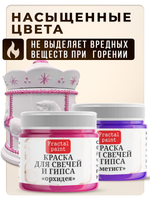 Комбо красок для свечей и гипса (аметист+орхидея) 2х20мл