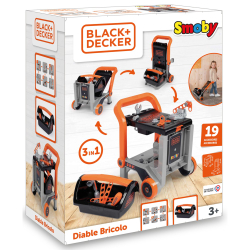 Детский ящик мастера Smoby Black 360219 & Decker с 19 аксессуарами от 3 лет — фото 1