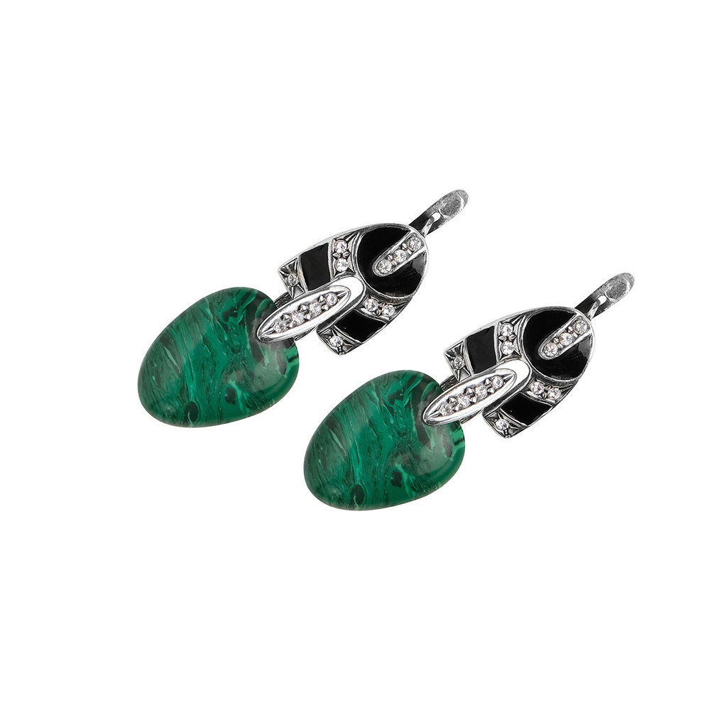 "Индейские" серьги из коллекции "Самоцветы" от Jenavi