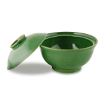 Чаша с крышкой 13 см зелёная 23590 Kyoto