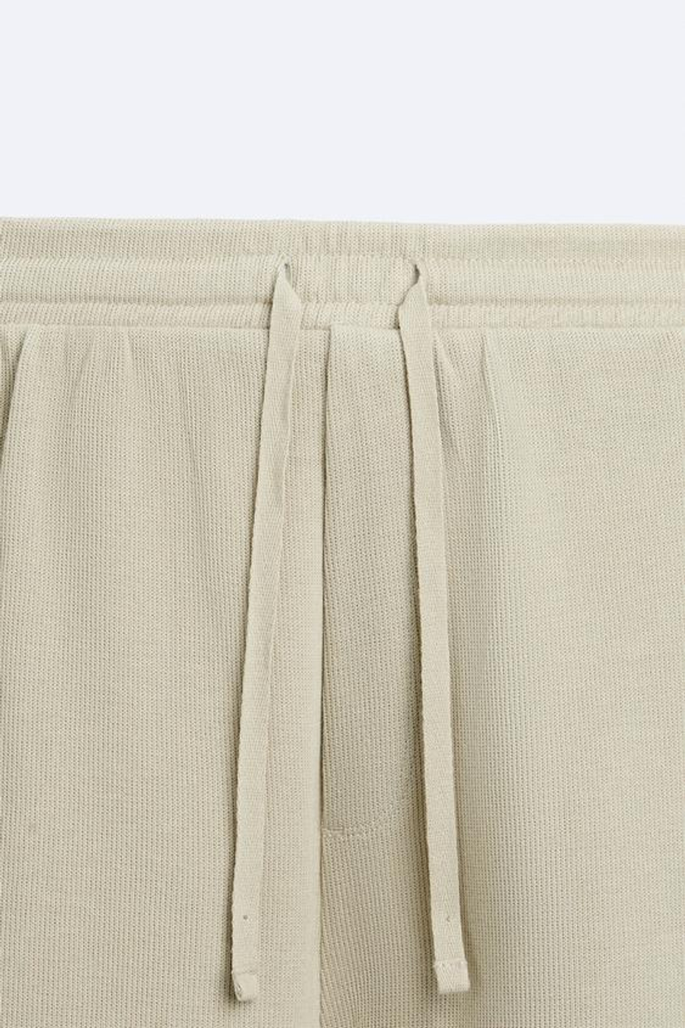 ZARA ШОРТЫ SOFT В РУБЧИК, СВЕТЛО-ПЕСОЧНЫЙ