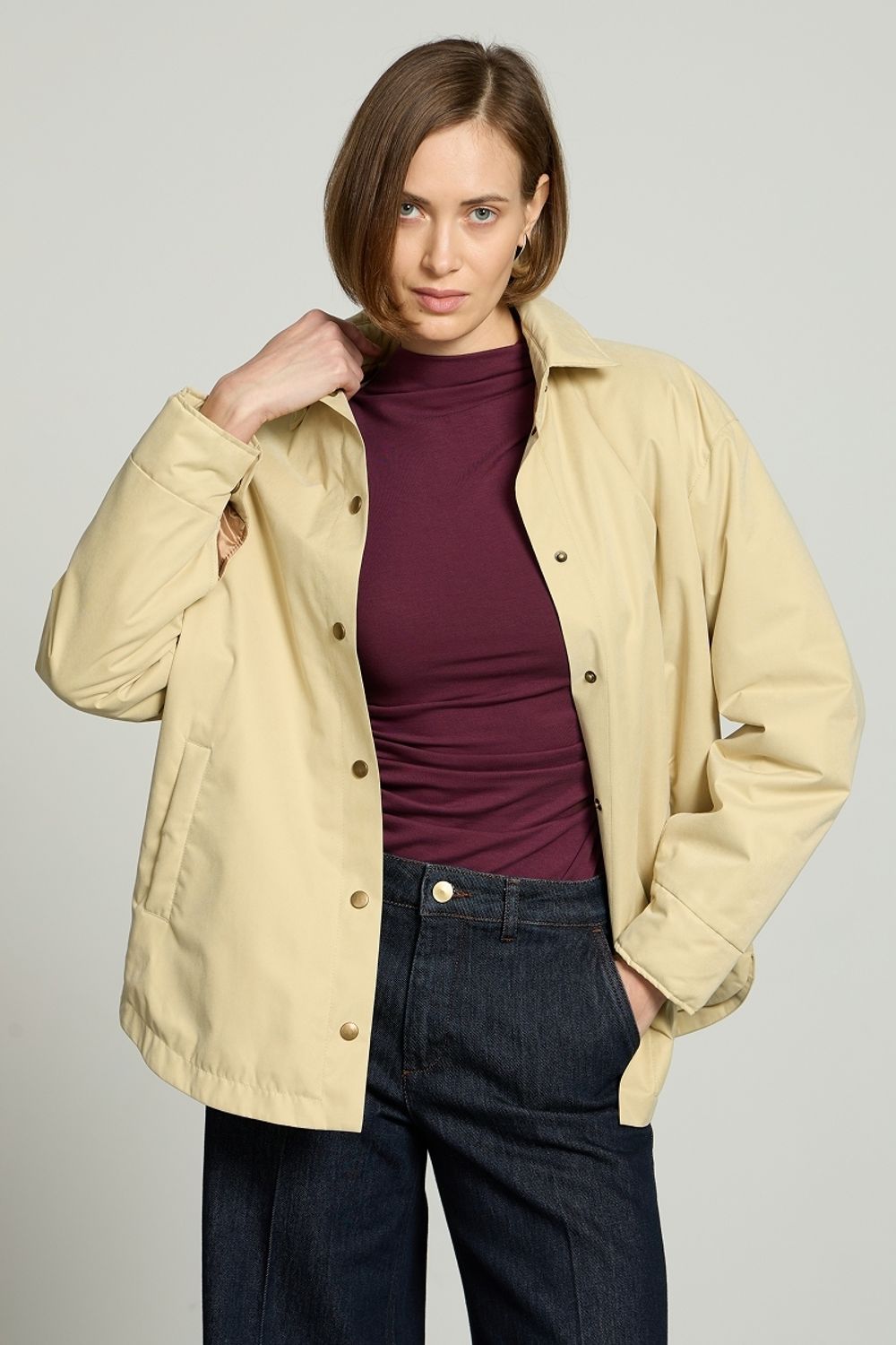 Куртка Бостон желтая утепленная