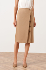 4839 Юбка женская (бежевый)