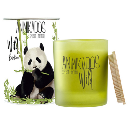 Ambientair Ароматическая свеча  Panda - бамбуковый Wild, 40 ч