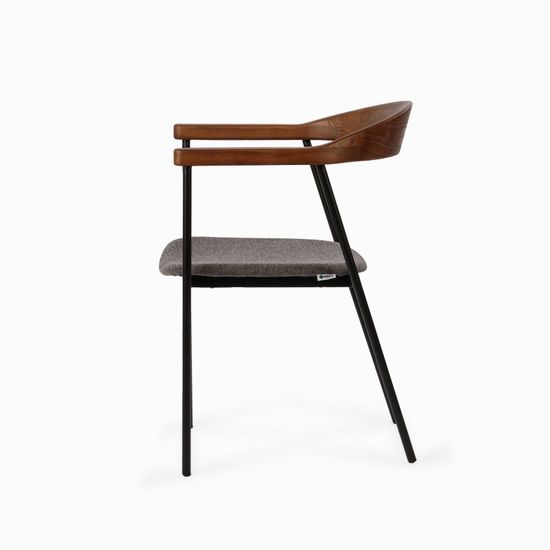 Стул Candy цвет коричневый/серый