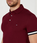 Поло flag Tommy Hilfiger - бордовый(MW0MW33156)