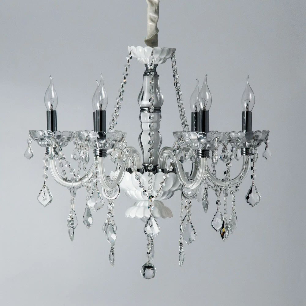 Citilux Финка CL353161 Люстра стеклянная подвесная Белая