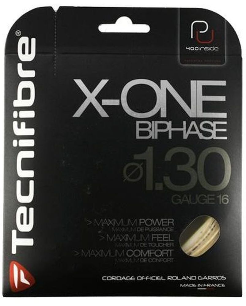 Теннисные струны Tecnifibre X One Biphase (12 m) - natural