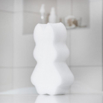 7091384 Губка для купания «Зверушки», 14×9×4 см, сверхмягкий поролон, цвет белый