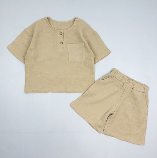 Комплект муслиновый, Бежевый