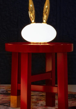 Лампа настольная Noot Noot MOOOI стекло/фарфор/white/gold 180х200х330h коллекция Pet Light