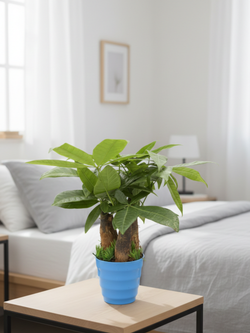 Пахира Three-Branch пластиковый горшок