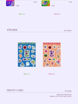 Альбом PURPLE KISS - HIDE & SEEK 2nd Mini Album HIDE Version