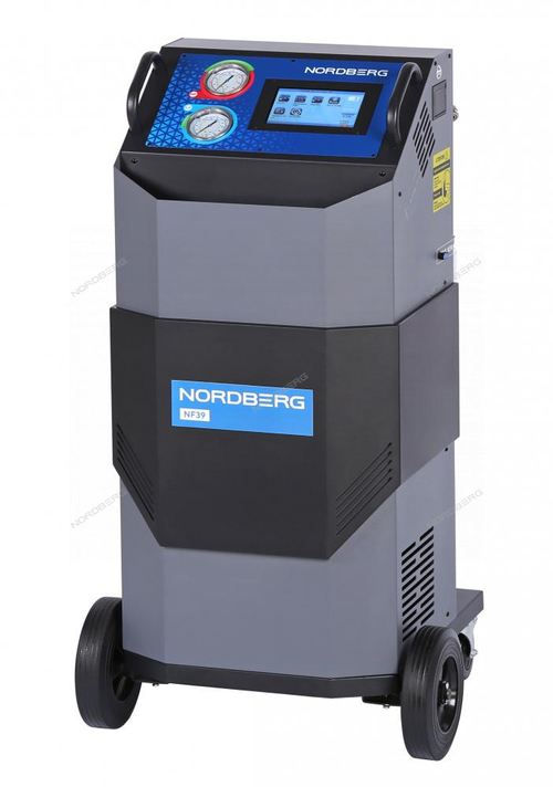 Установка автомат для заправки кондиционеров автобусов с ручным впрыском масла NORDBERG NF39