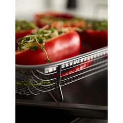 Противень для запекания с решеткой-гриль Roast Masters, 25х33 см, черный