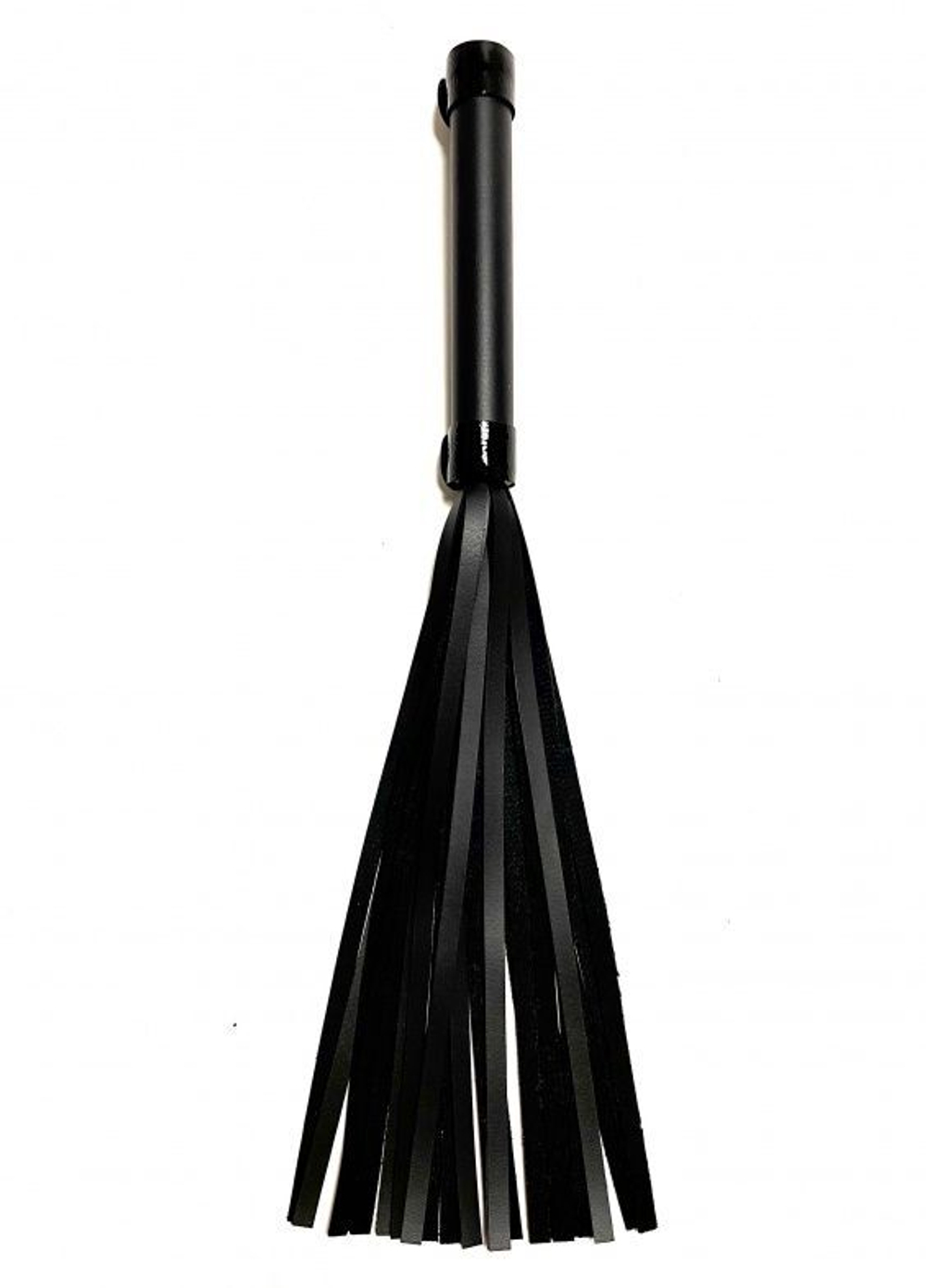 Черная плеть из эко-кожи - 42 см. (Цвет: черный)