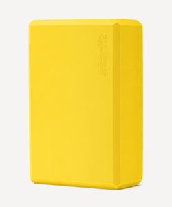 Блок для йоги YB-200 EVA, желтый, пара