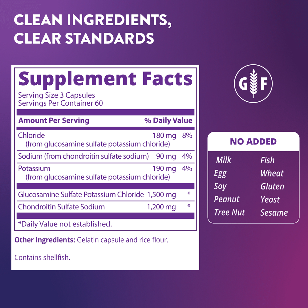 MRM Nutrition, хондроитин и глюкозамин, 180 капсул