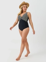 Купальник слитный зебра