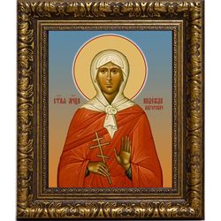 Надежда Ажгеревич мученица. Икона на холсте.