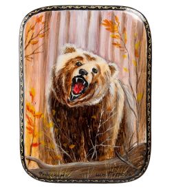 Народные промыслы ШК-80/18 Шкатулка «Медведь»