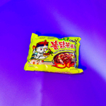 Лапша б/п со вкусом курицы и соуса чаджан (острая) Hot chicken flavor ramen Jjajang 140г