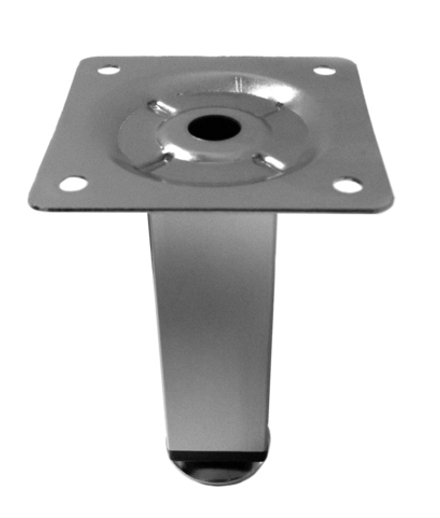 Опора квадрат 25х25х100 хром 3158  08,01,003 DV