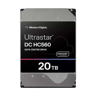 Жесткий диск Western Digital Ultrastar DC HС560 HDD 3.5" SAS 20TB, 7200 rpm, 512MB buffer, 512e/4Kn, (0F38652)