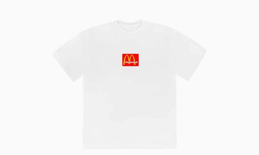 Travis Scott x McDonald's Sesame T-shirt "White"