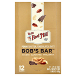 Bob's Red Mill, Bob's Bar™, арахисовая паста, шоколад и овсяные хлопья, 12 батончиков по 50 г (1,76 унции)