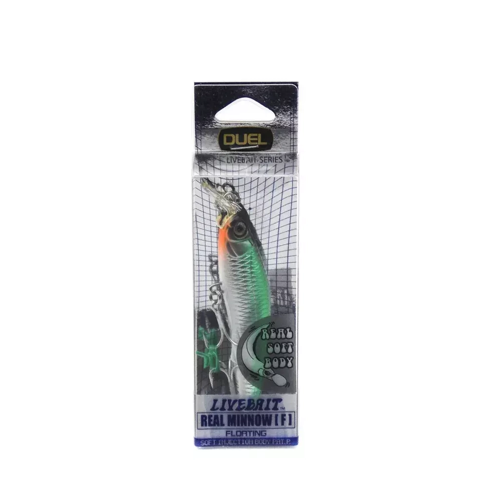 Воблер Duel F809-LSM Livebait Real Minnow
