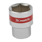 ГОЛОВКА MATRIX 6-ГРАННАЯ 22ММ CrV 1/2 ХРОМ 13122
