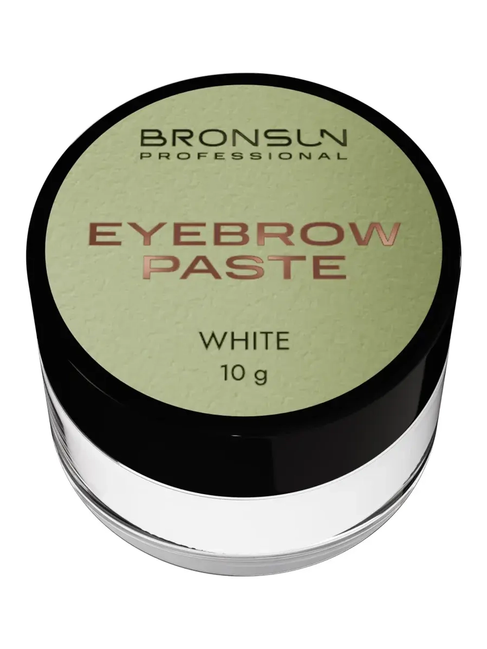 Паста для бровей BRONSUN, цвет белый, 10 г