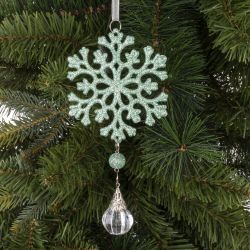 GAEM Украшение новогоднее "Снежинка", L6,5 W2 H15 см