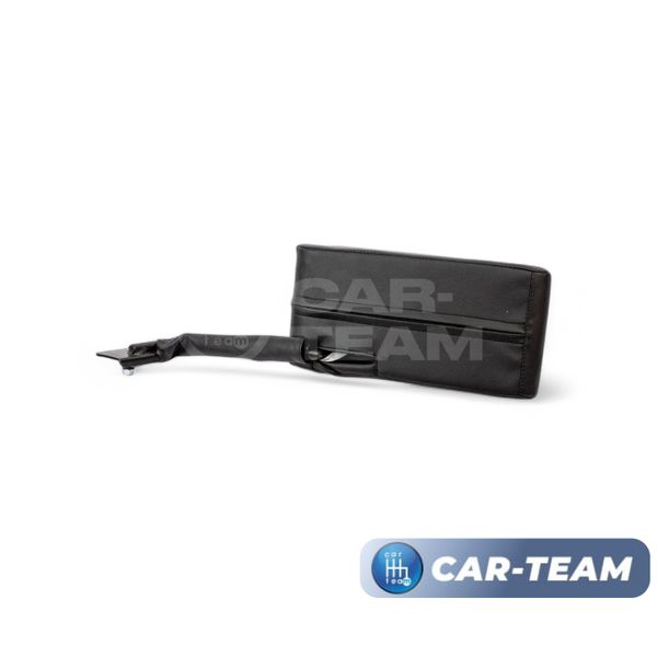 Подлокотник Renault Logan 1 2009-2013г.в., Sandero 1 2009-2013г.в., Duster 1 2010-2015г.в. из экокожи (к сиденью без подушки безопасности, к сиденью с регулировкой по высоте) "Аламар"