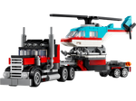 LEGO Creator 31146 — грузовик-платформа с вертолётом, конструктор 3-в-1